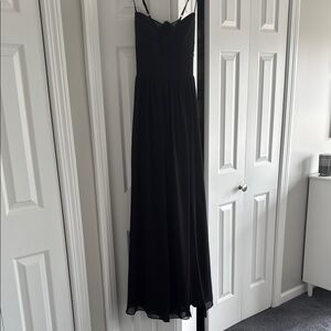 Elegant Black Maxi Dress bridesmaid dress!